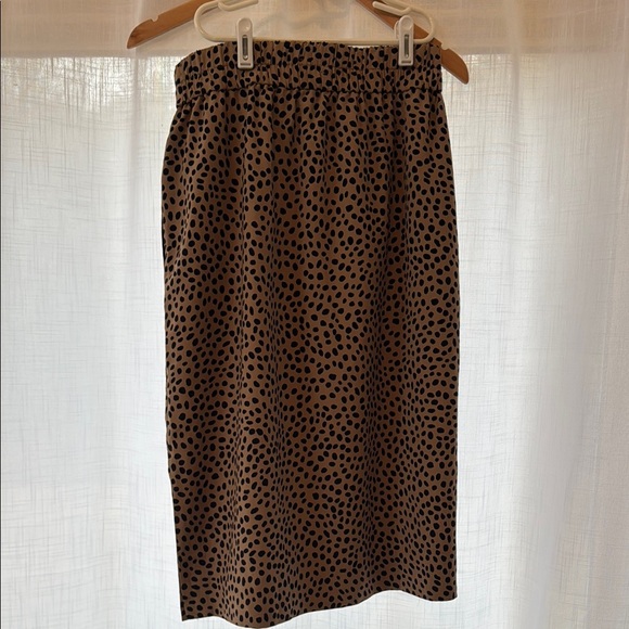 J Crew Leopard Print Midi Skirt - Picture 3 of 8